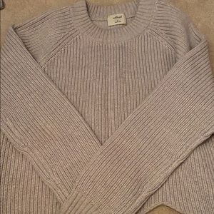 Aritzia Sardou Sweater in Light Gray